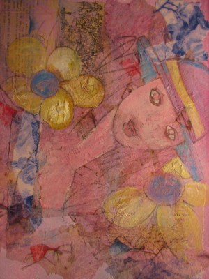 Painting beginning to bloom